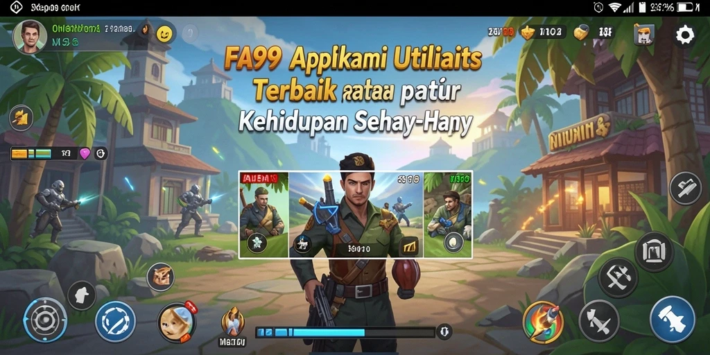 Tangkapan layar FA99 menampilkan antarmuka aplikasi yang bersih dan rapi.