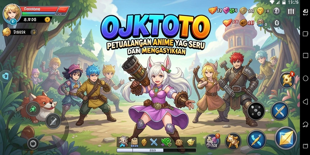 Tampilan gameplay OJKTOTO yang seru dan penuh warna.