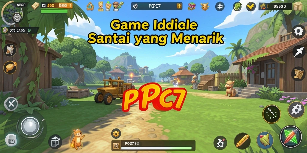 Tampilan gameplay <strong>PCPC7</strong> yang memikat dengan mekanisme Idle yang menarik.