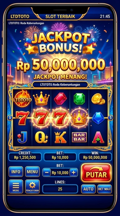 Tangkapan layar dari aplikasi memudahkan dalam menavigasi di ltdtoto.